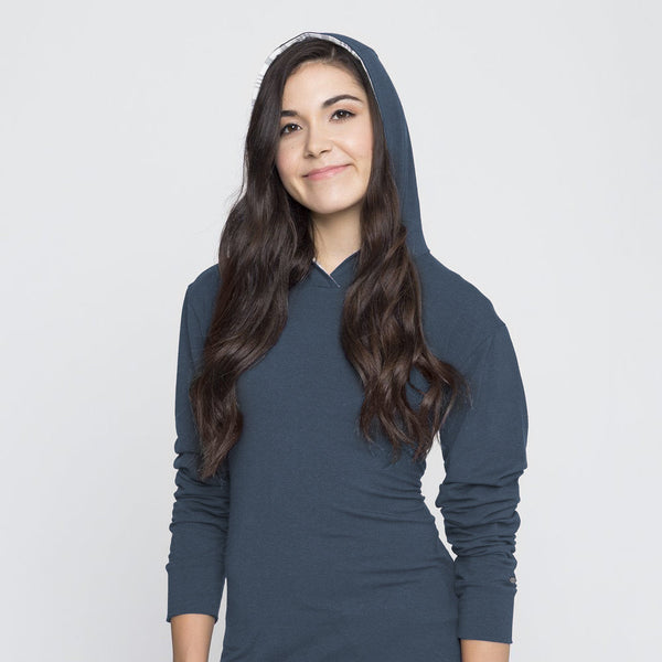 Two Blind Brothers - Womens Women's Pullover Hoodie Washed-Navy