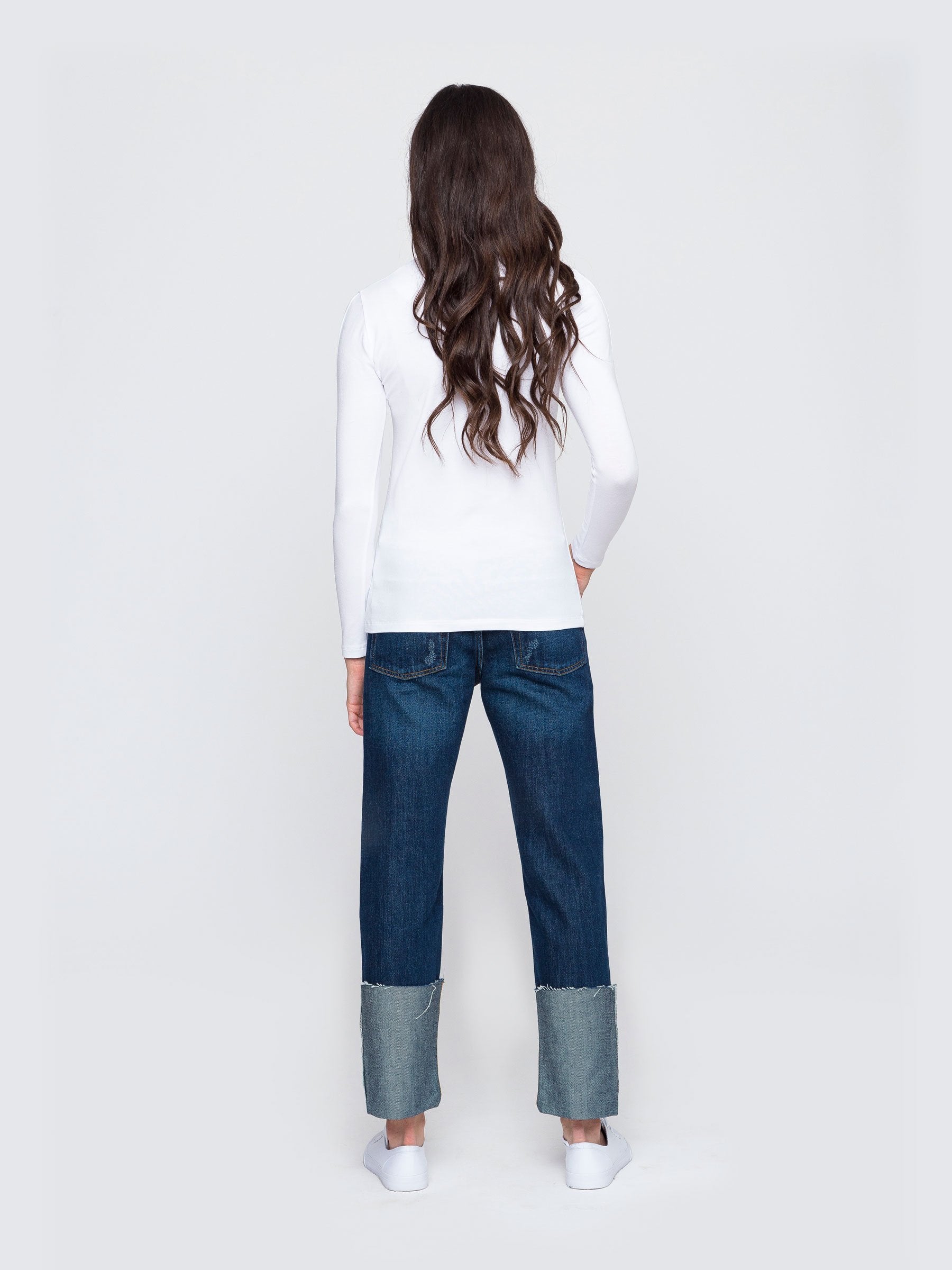 Two Blind Brothers - Womens Women's Long Sleeve Solid Henley White
