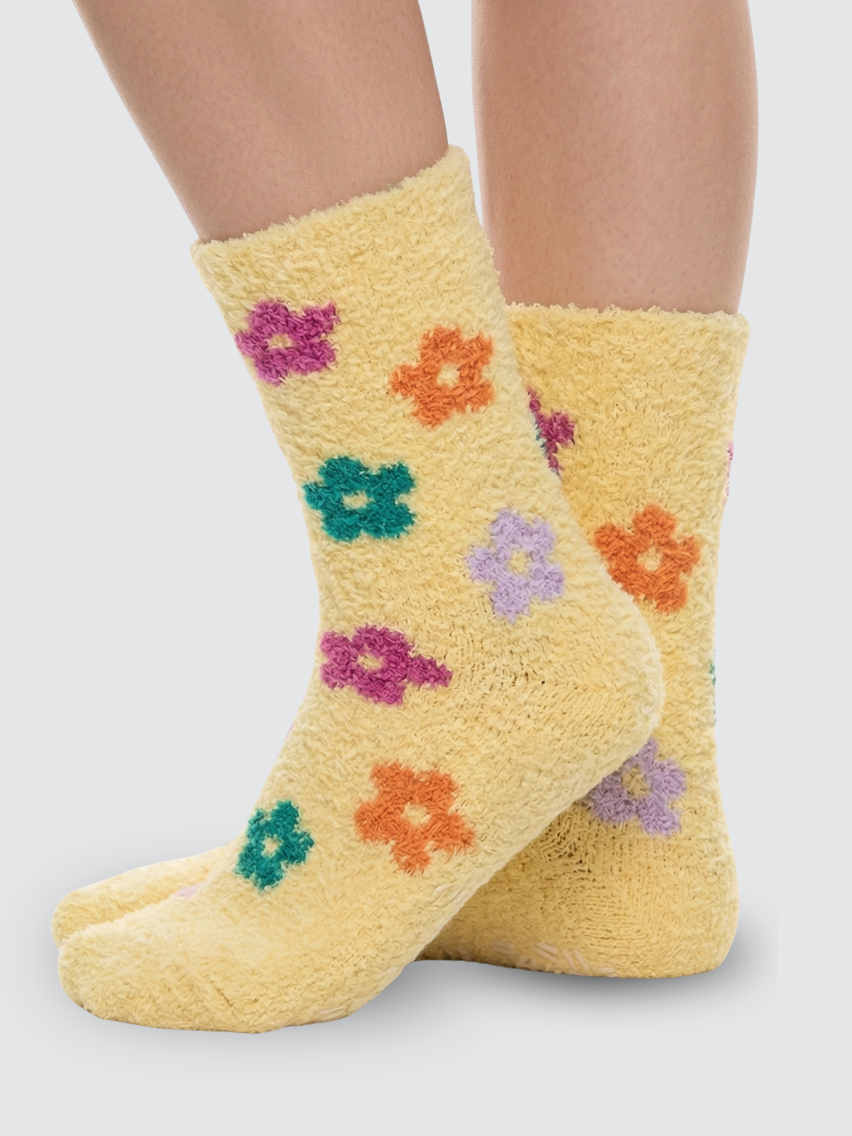 Two Blind Brothers - Gift Fuzzy Sock Bundle (2 Pairs) Yellow