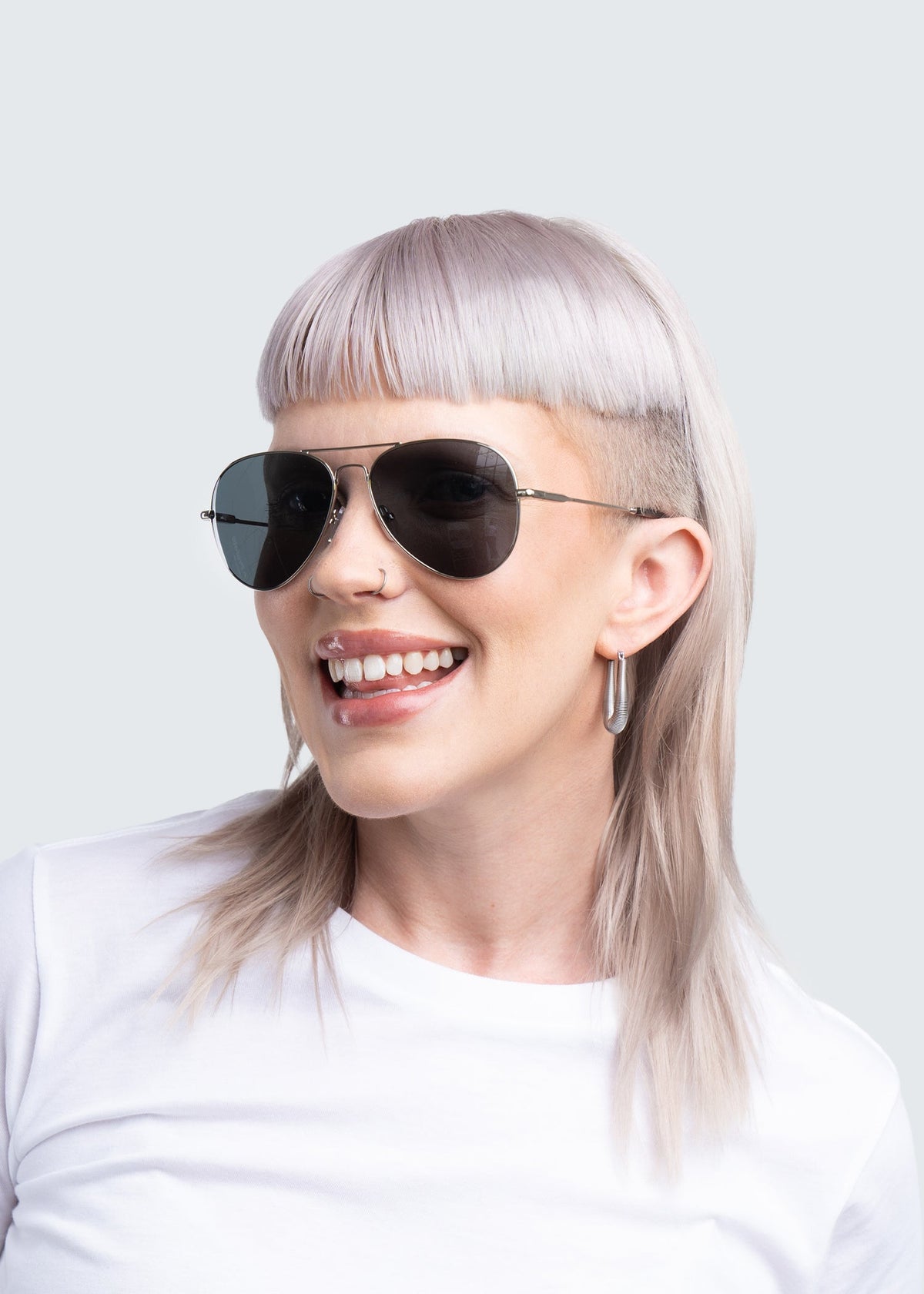 Two Blind Brothers - Sunglasses Hart Silver