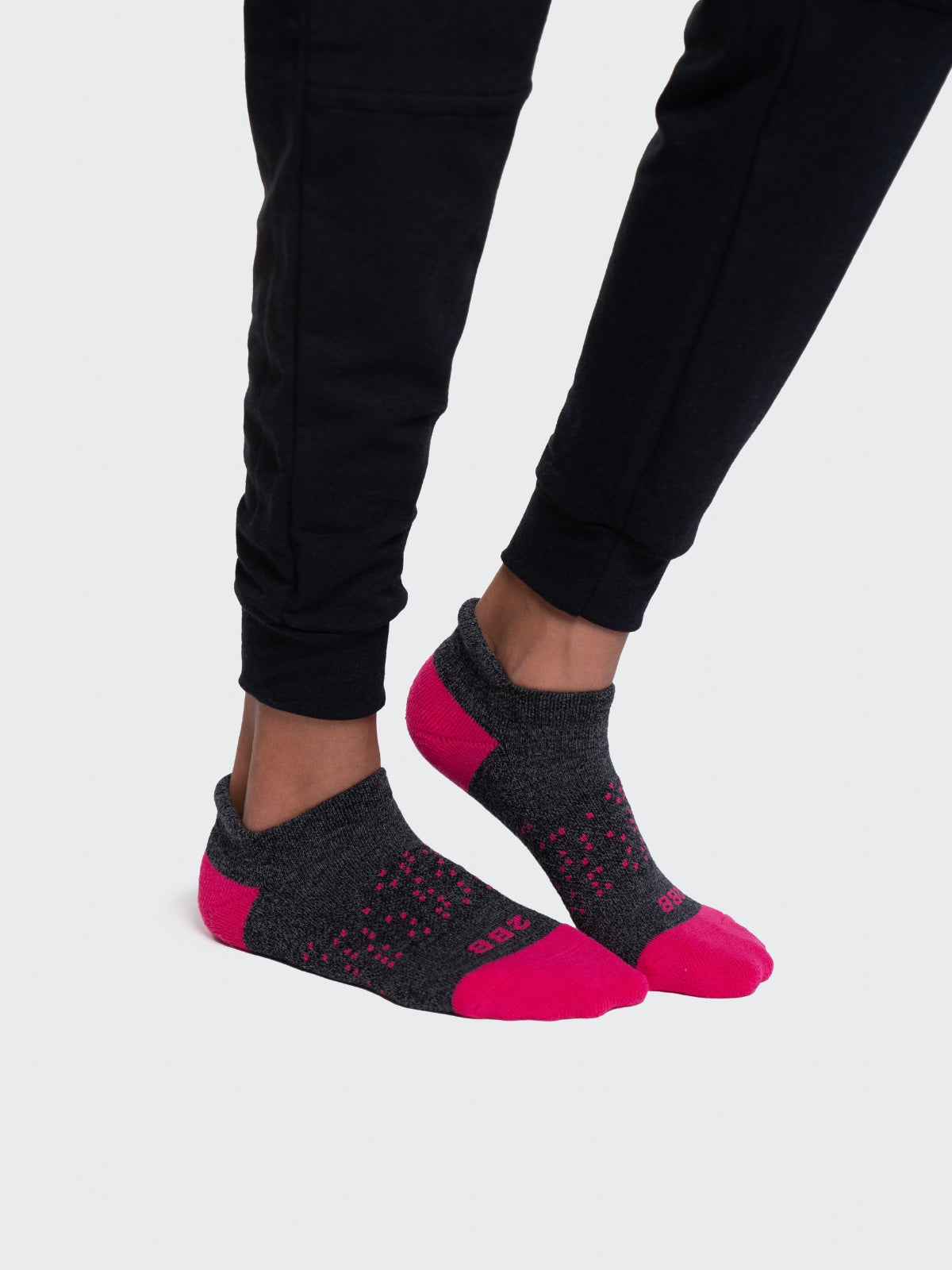 Two Blind Brothers - Gift Youth Ankle Sock Bundle (4 Pairs) Pink