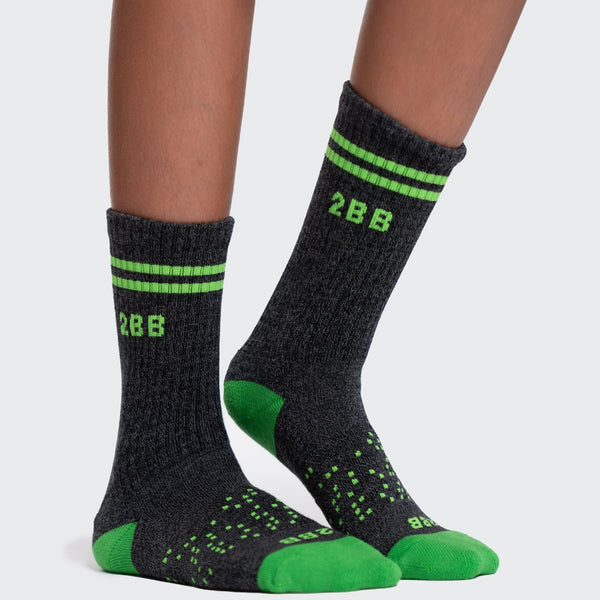 Two Blind Brothers - Gift Youth Calf Sock Bundle (4 Pairs) Green