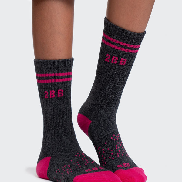 Two Blind Brothers - Gift Youth Calf Sock Bundle (4 Pairs) Pink
