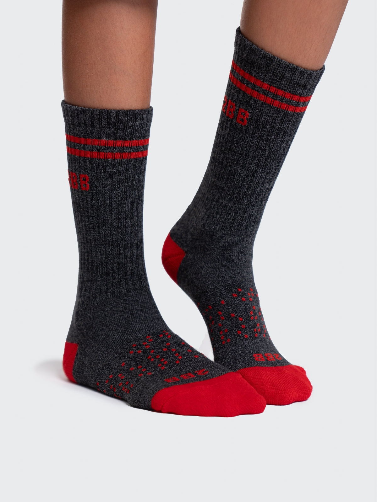 Two Blind Brothers - Gift Youth Calf Sock Bundle (4 Pairs) Red