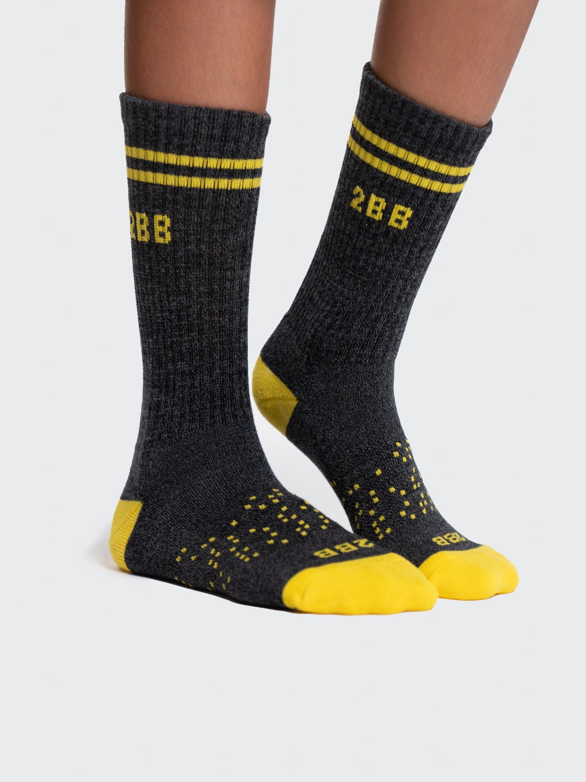 Two Blind Brothers - Gift Youth Calf Sock Bundle (4 Pairs) Yellow