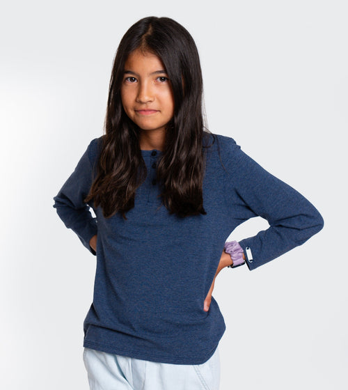 Kids' Long Sleeve Henley
