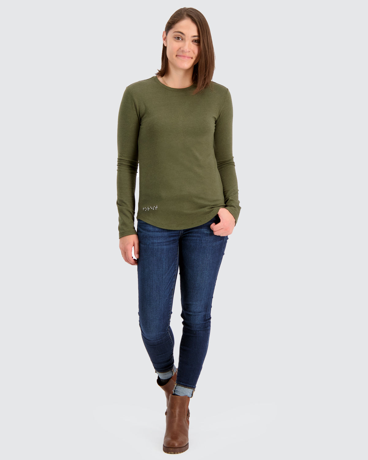 Two Blind Brothers - Womens Women's LS Crewneck Forest