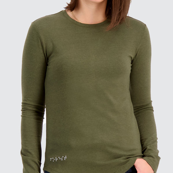 Two Blind Brothers - Womens Women's LS Crewneck Forest