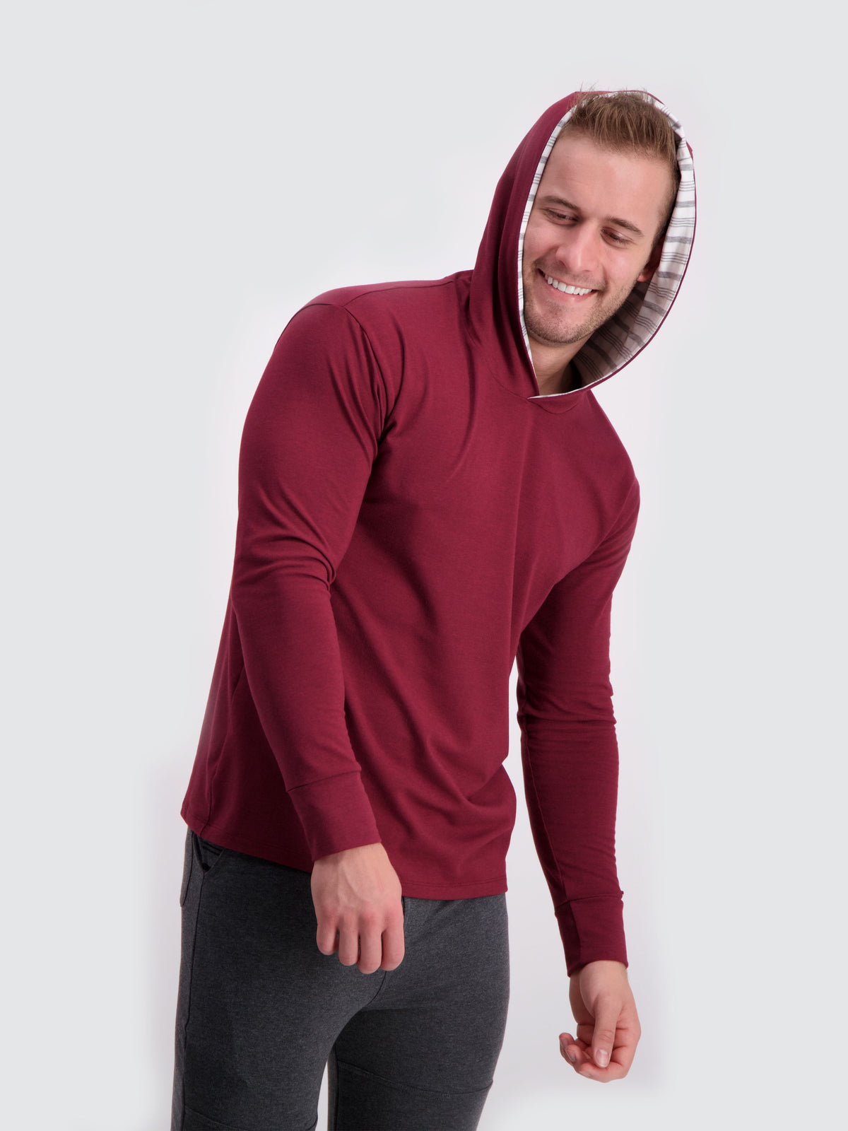 Two Blind Brothers - Mens Hoodie Maroon