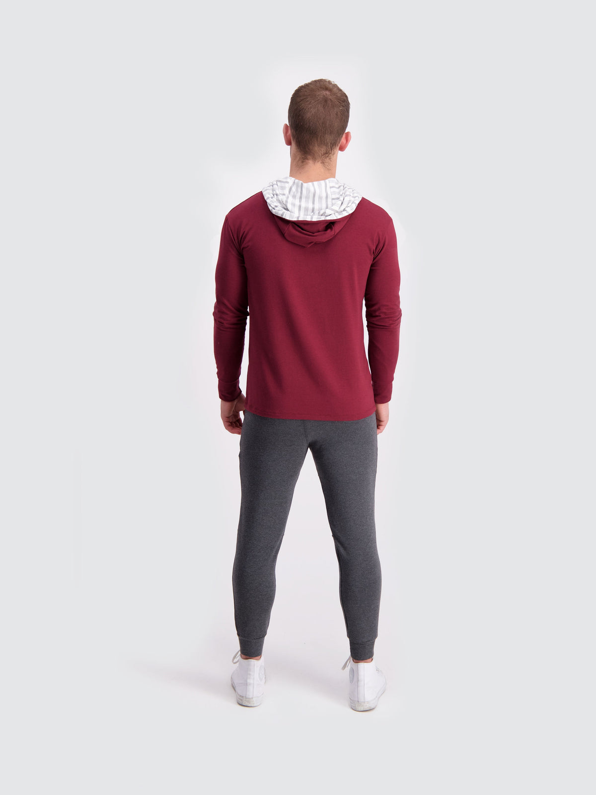 Two Blind Brothers - Mens Hoodie Maroon