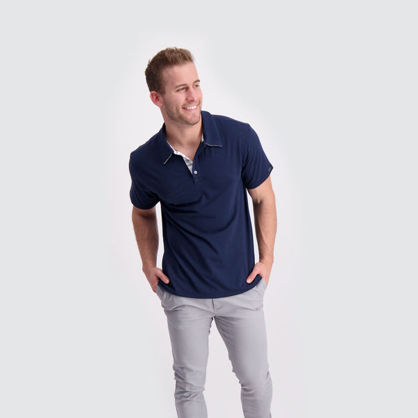 Two Blind Brothers - Mens Men's Short Sleeve Polo Navy