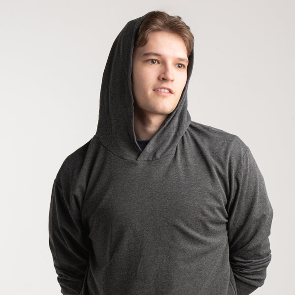 Two Blind Brothers - Mens Men's Pullover Hoodie Charcoal