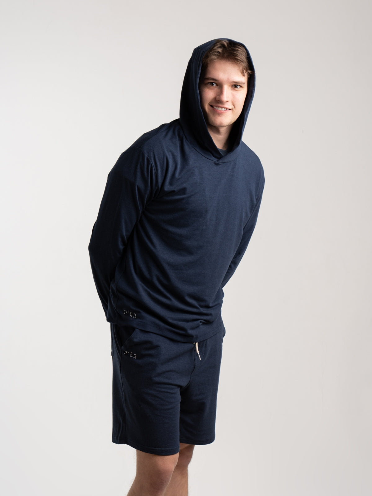 Two Blind Brothers - Mens Men's Pullover Hoodie Washed-Navy
