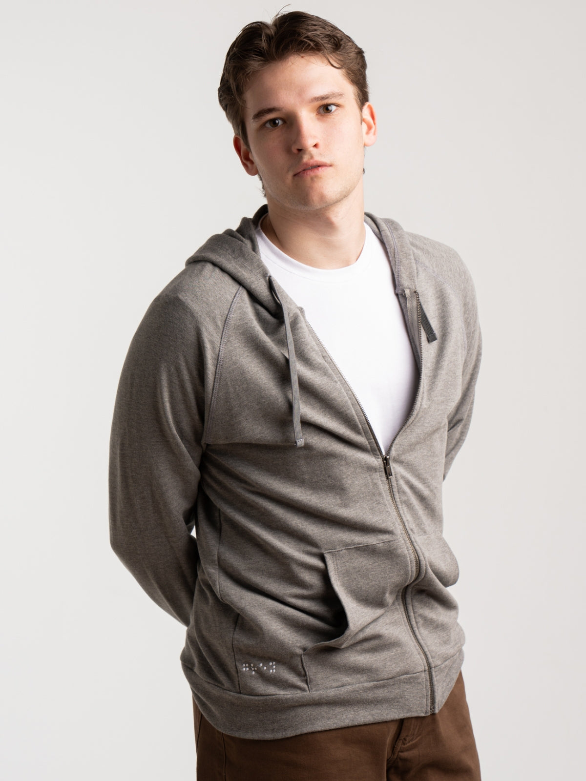 Two Blind Brothers - Mens Men's Zip-Up Hoodie Navy