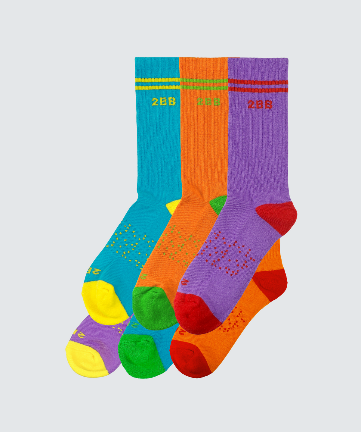 Two Blind Brothers - Gift Mismatched Calf Sock Bundle (3 Pairs) Mismatched-Calf-Sock-Bundle-(3-Pairs)