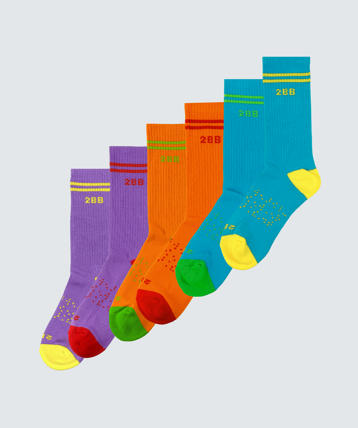Two Blind Brothers - Gift Mismatched Calf Sock Bundle (3 Pairs) Mismatched-Calf-Sock-Bundle-(3-Pairs)