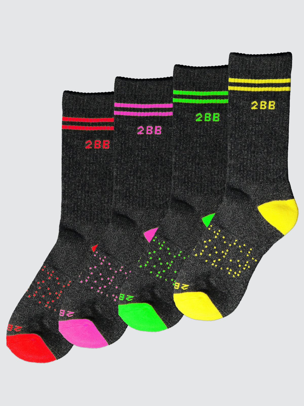 Two Blind Brothers - Gift Calf Sock Bundle (4 Pairs) Pink