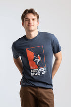 Men's "Never Give Up" Graphic Crewneck