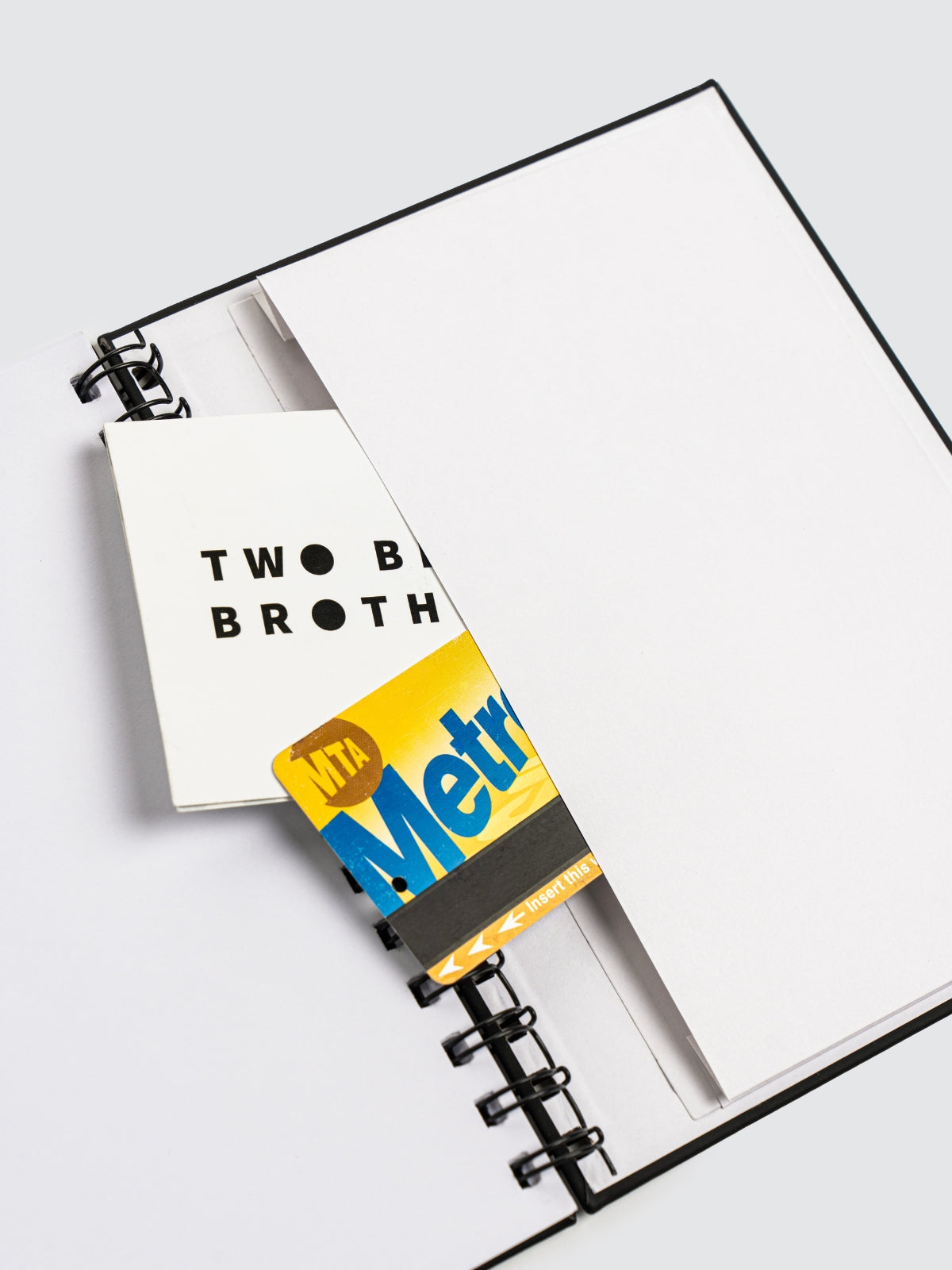 Two Blind Brothers - Gift Spiral Notebook all