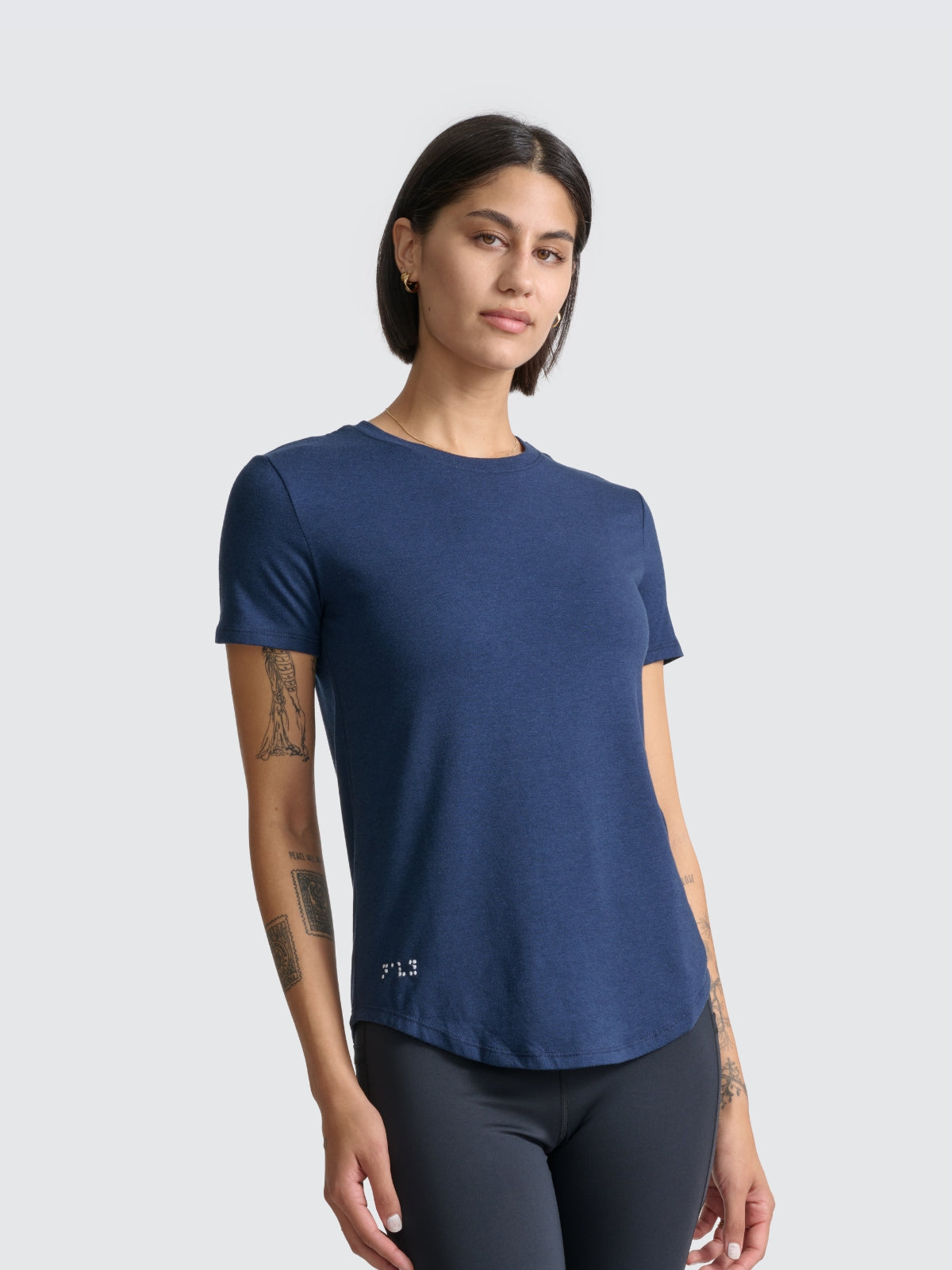 Two Blind Brothers - Womens Women's Short Sleeve Crewneck Graphite-Grey