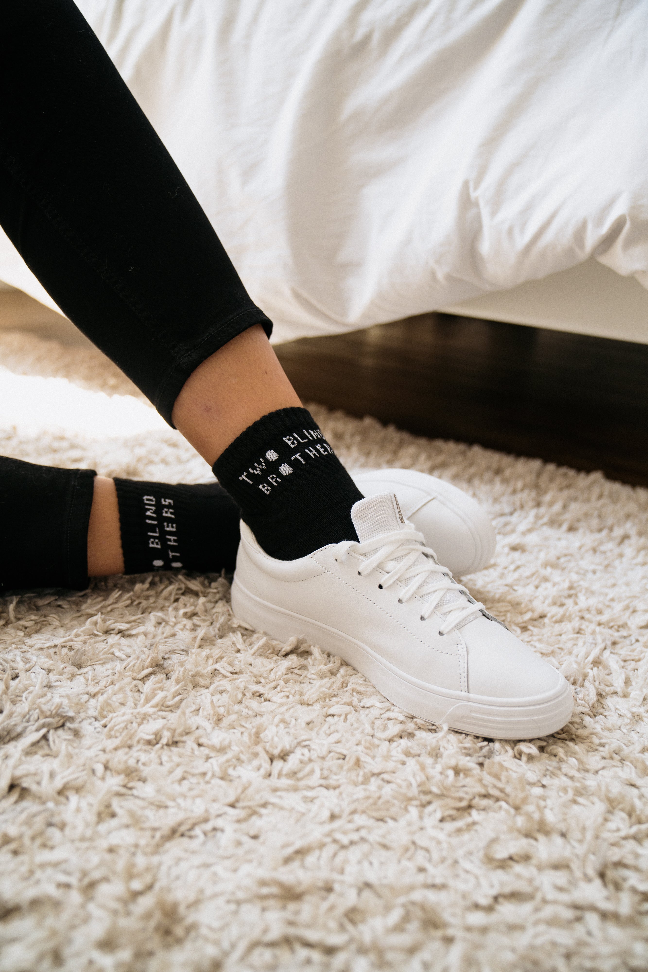 Coolmax Quarter Sock Black + White Bundle (2 Pairs) – Two