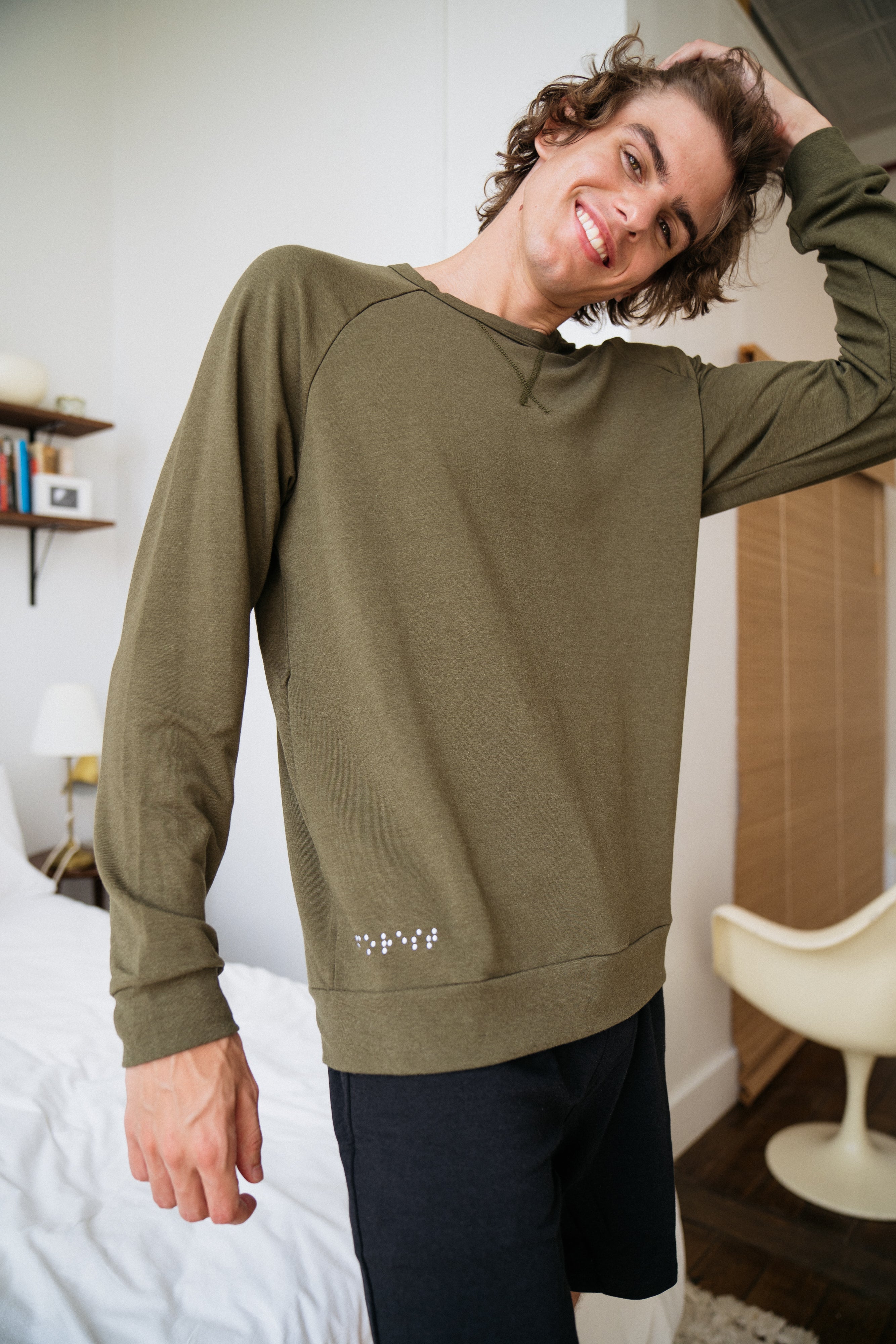 Two Blind Brothers - Mens Men's Raglan Forest