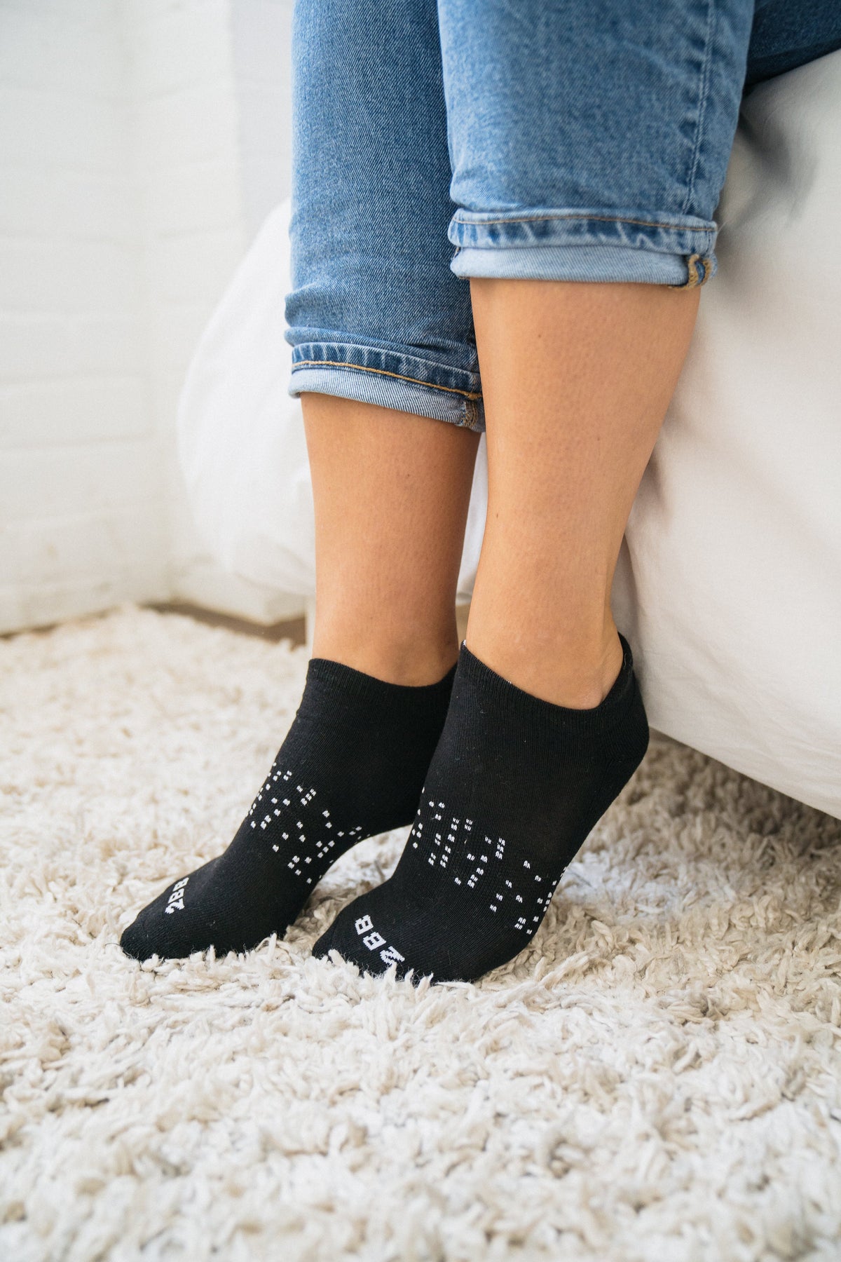 Two Blind Brothers - Gift Ankle Socks Charcoal