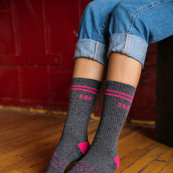 Two Blind Brothers - Gift Calf Sock Bundle (4 Pairs) Pink