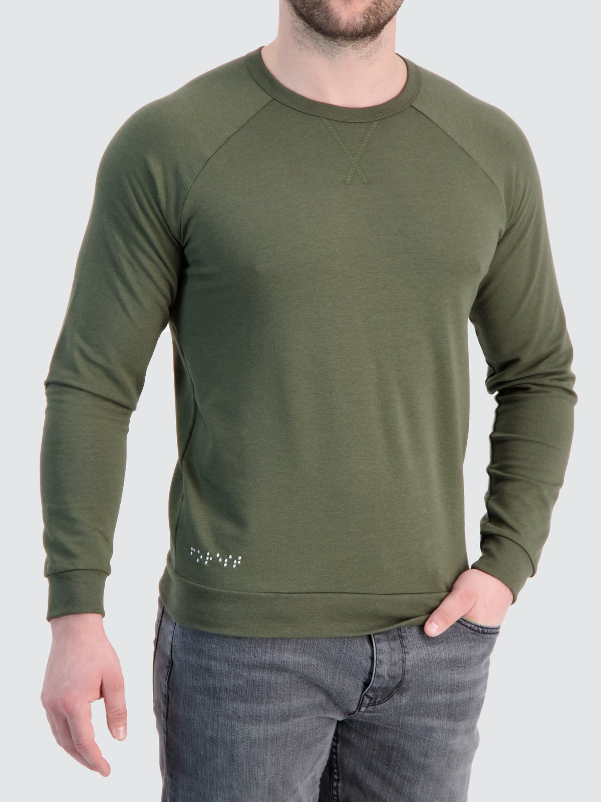 Two Blind Brothers - Mens Men's Raglan Navy