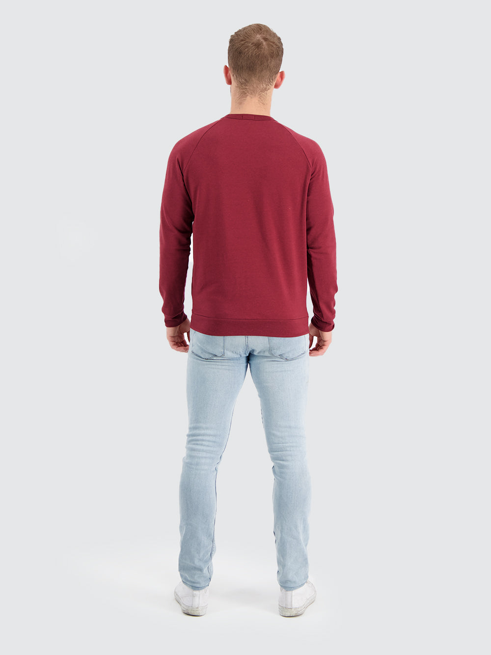 Two Blind Brothers - Mens Men's LS Raglan Maroon