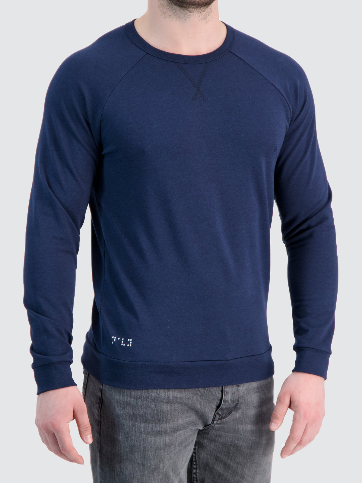 Two Blind Brothers - Mens Men's Raglan Navy