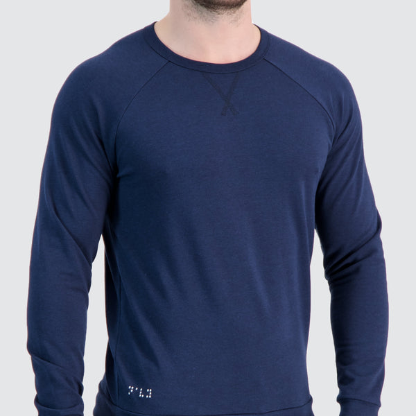 Two Blind Brothers - Mens Men's Raglan Navy