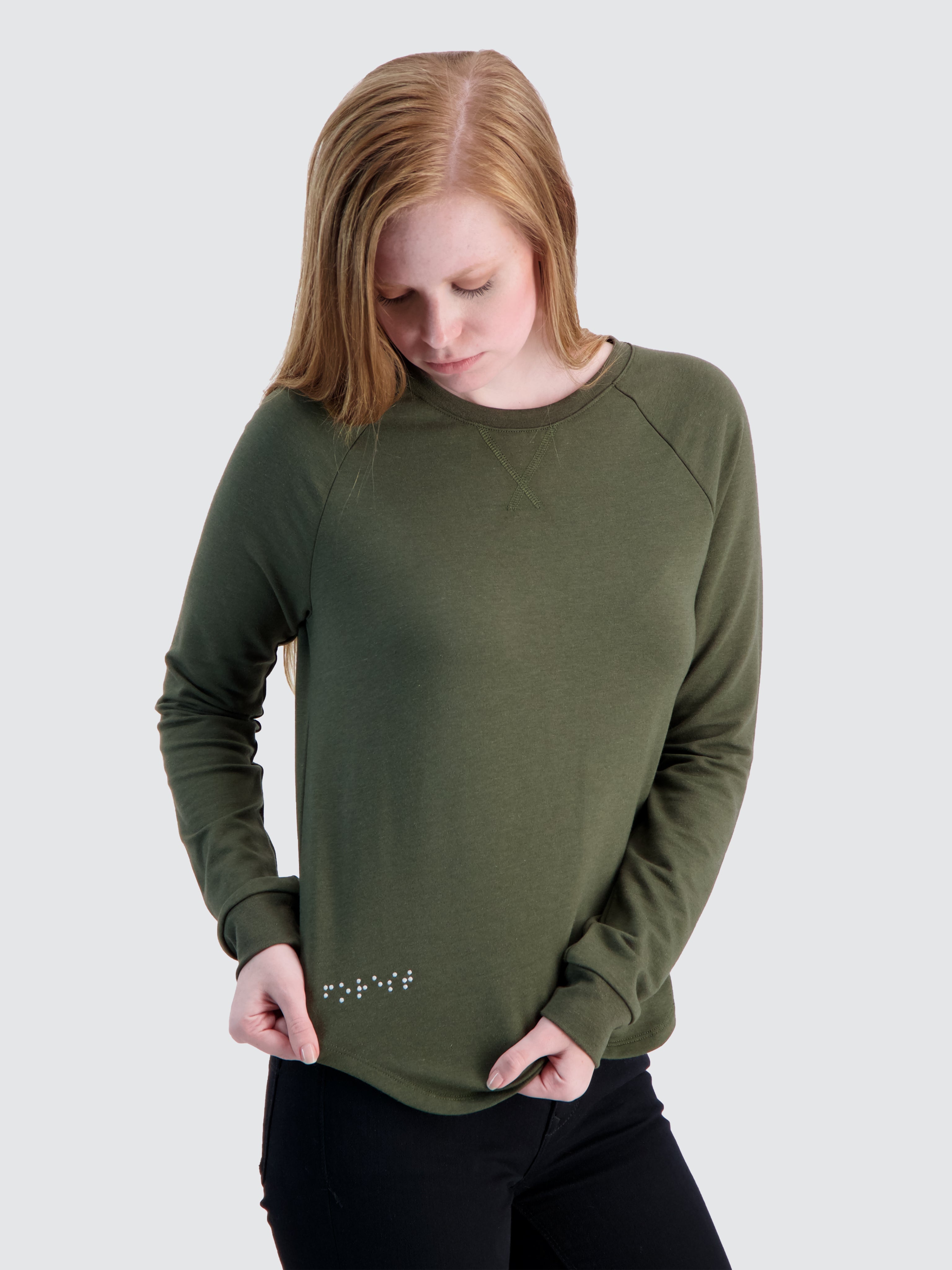 Two Blind Brothers - Womens Women's Raglan Forest