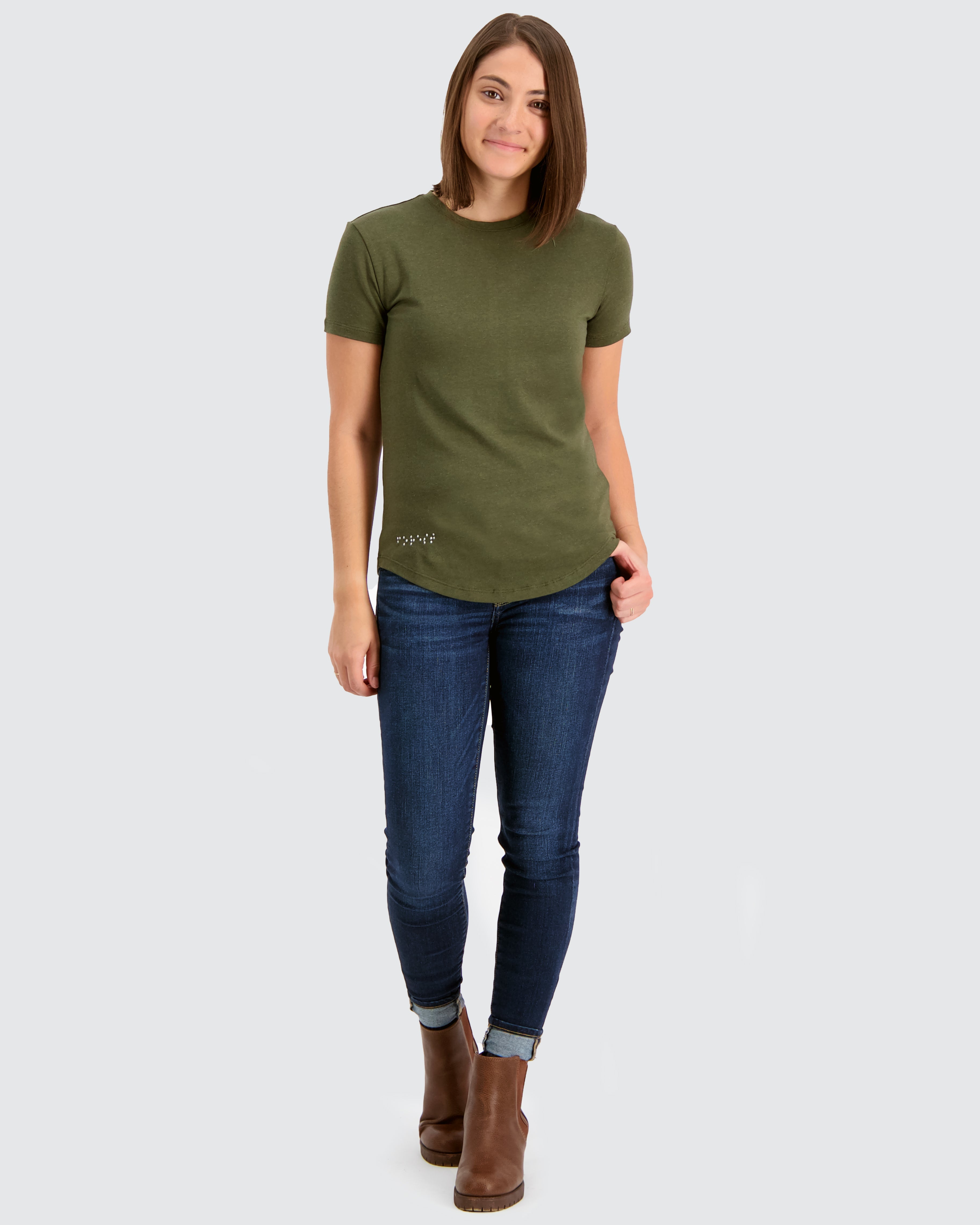 Two Blind Brothers - Womens Women's Short Sleeve Crewneck Forest