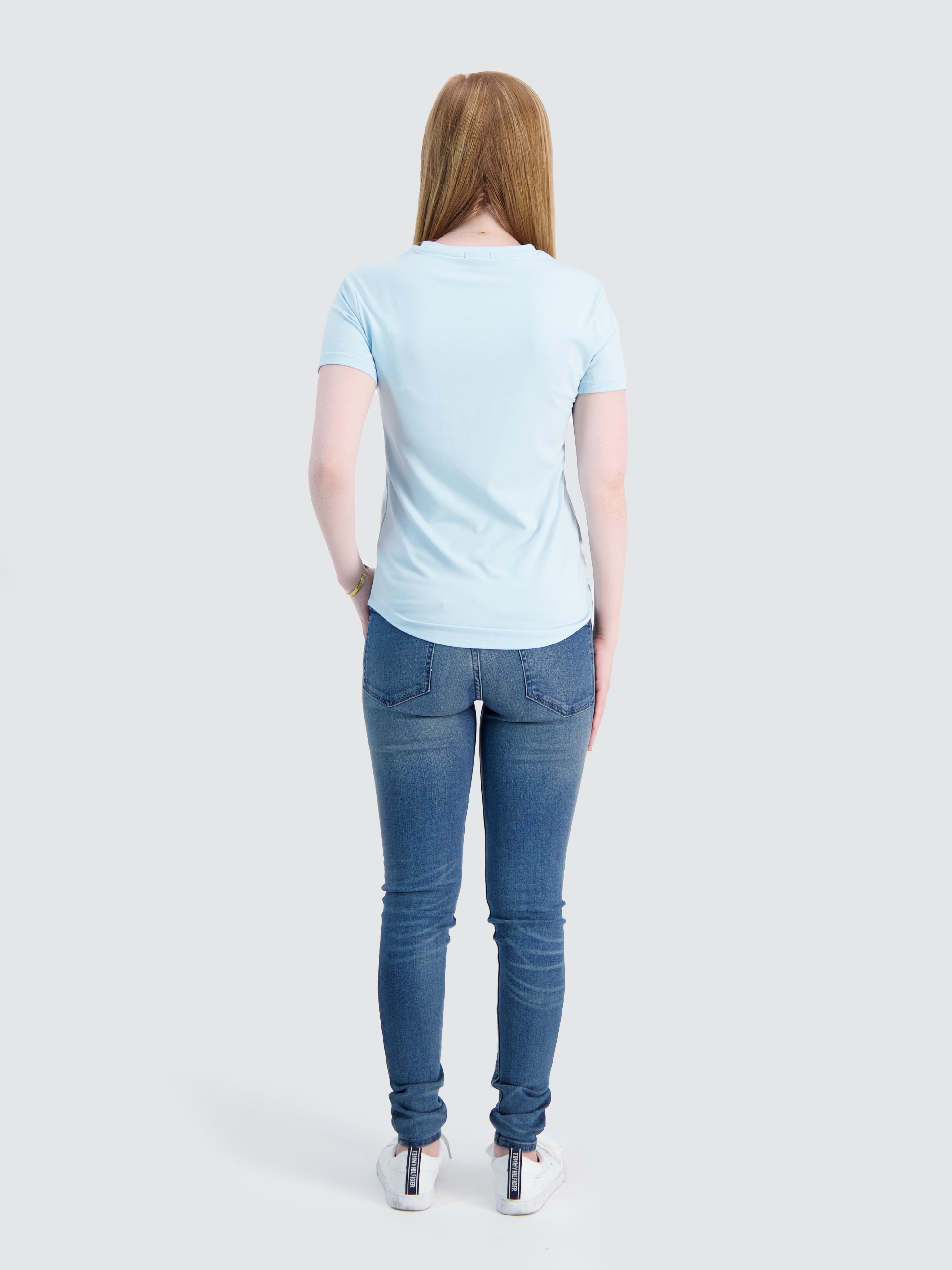 Two Blind Brothers - Womens Women's SS Crewneck Light-Blue