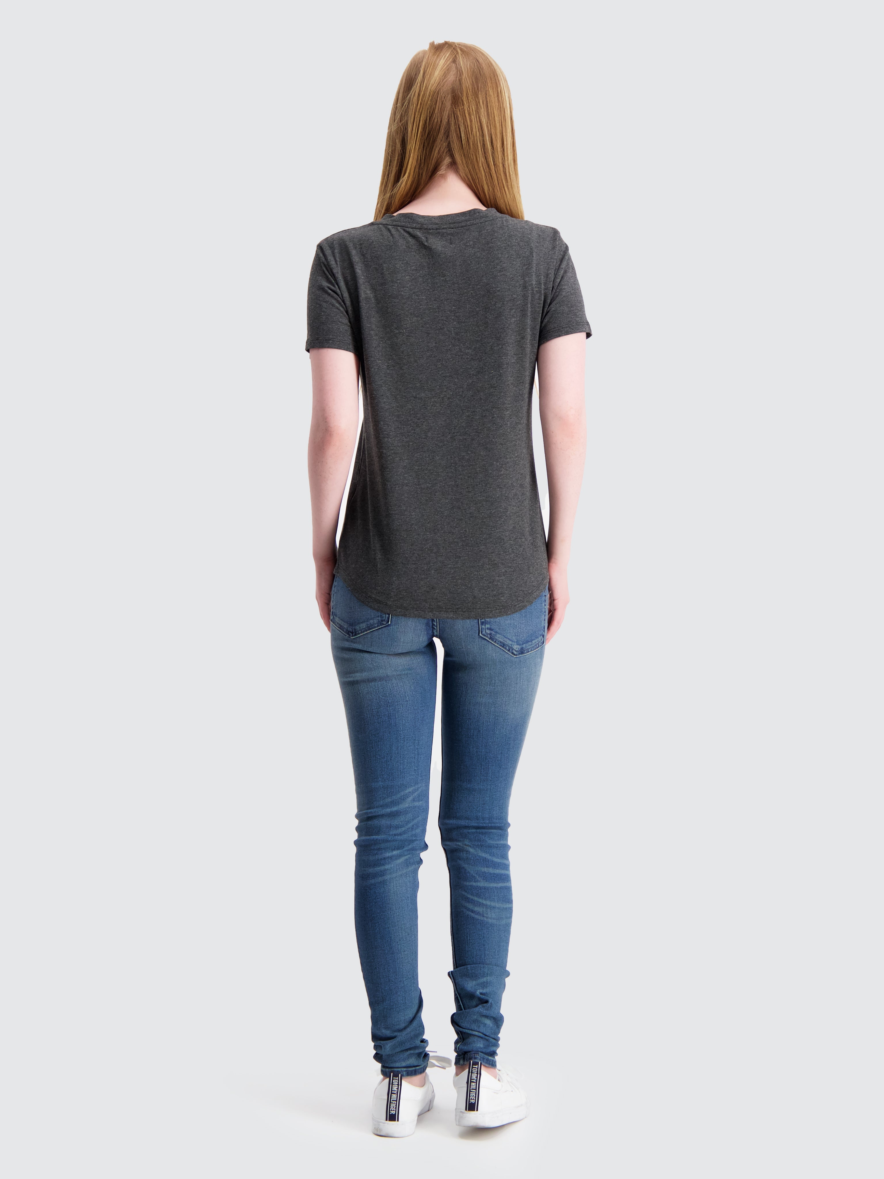 Two Blind Brothers - Womens Women's SS Henley Charcoal