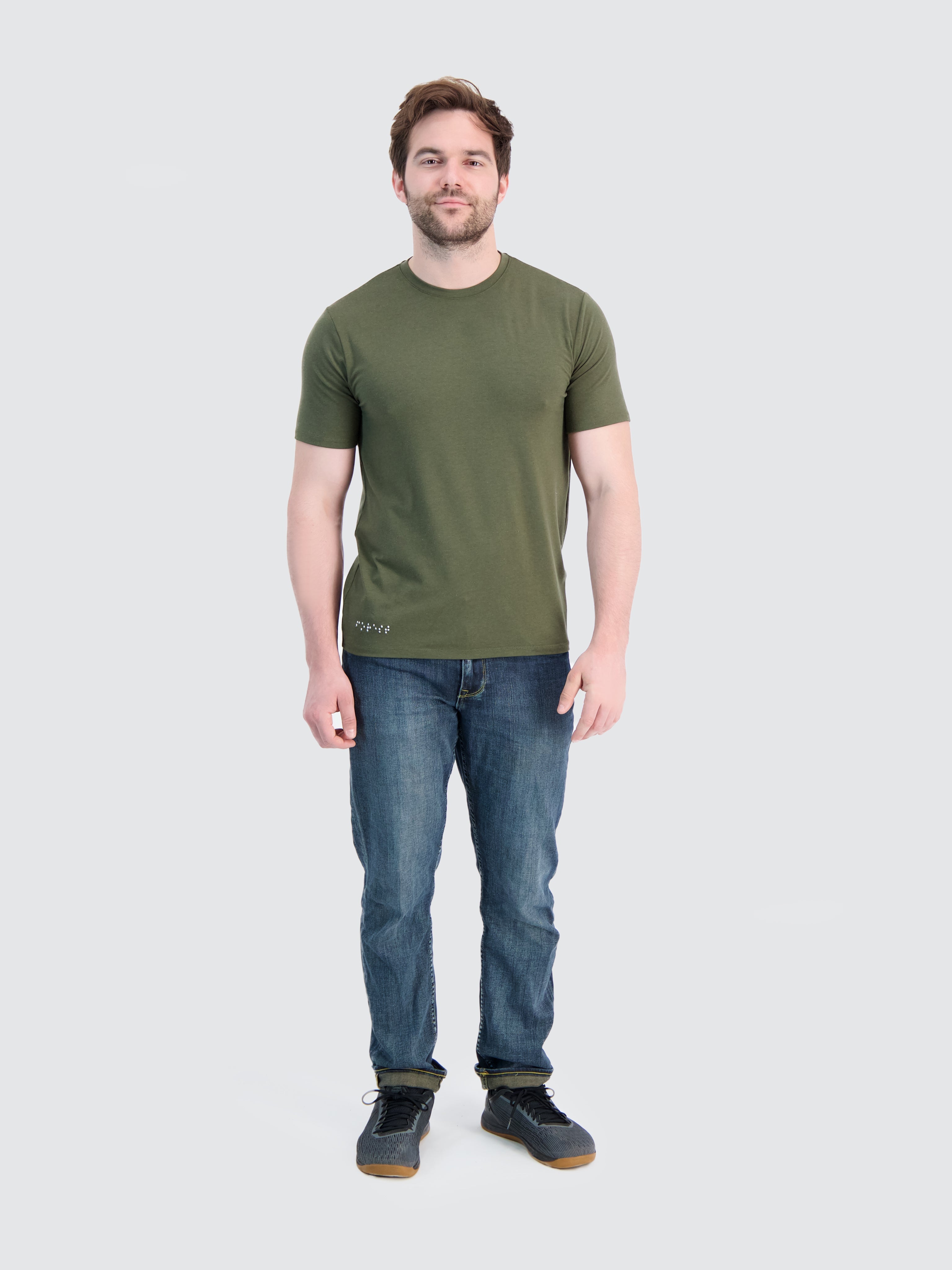 Two Blind Brothers - Mens Men's SS Crewneck Tee Forest