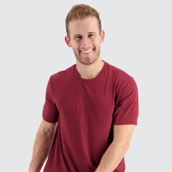 Two Blind Brothers - Mens Men's SS Crewneck Tee Maroon