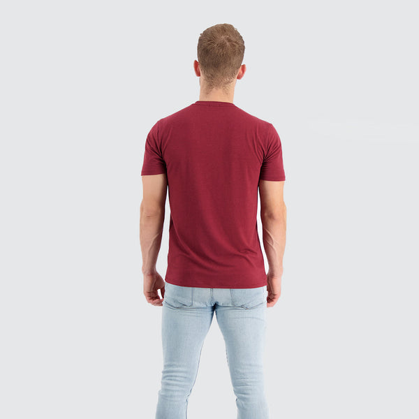 Two Blind Brothers - Mens Men's SS V-Neck Tee Maroon