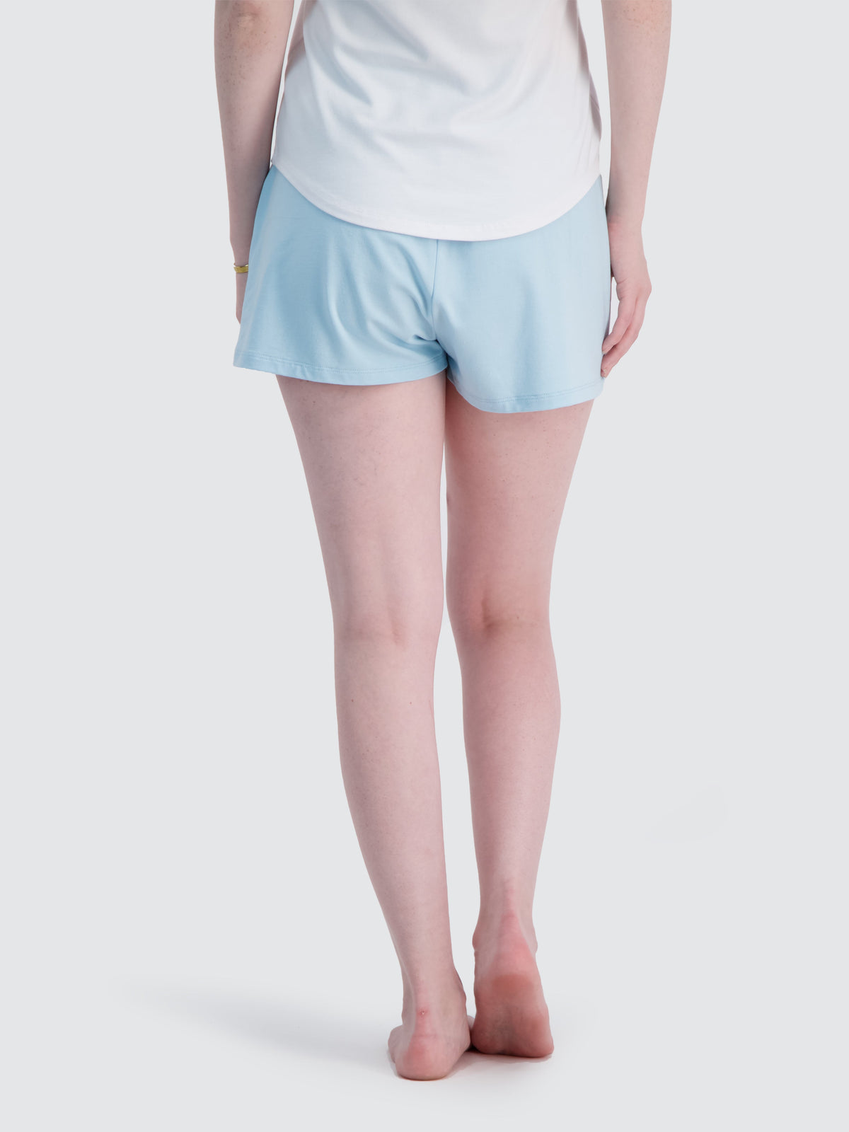 Two Blind Brothers - Womens Women's Lounge Shorts Light-Blue