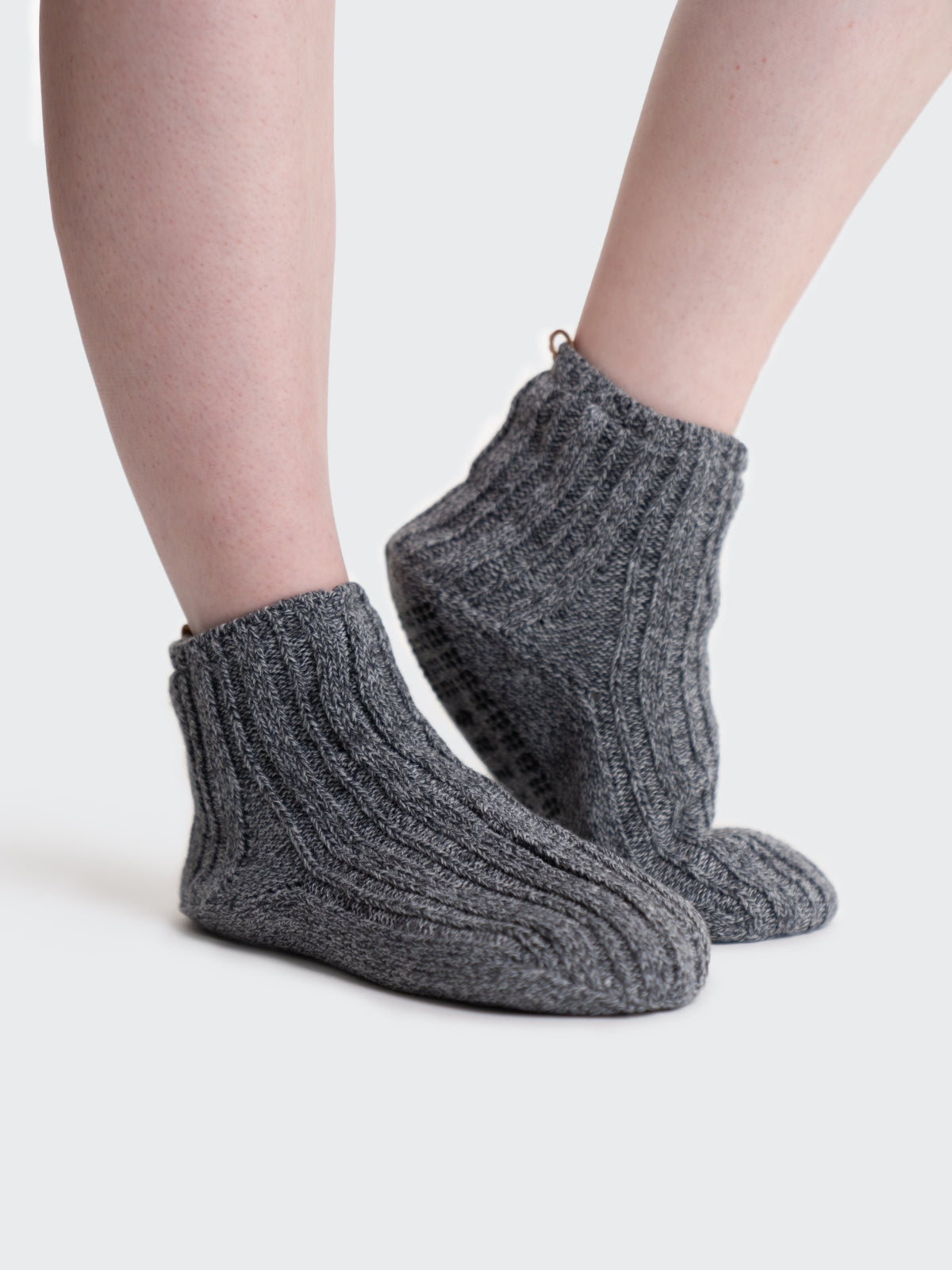 Two Blind Brothers - Gift Slipper Sock Charcoal