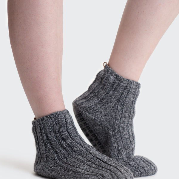 Two Blind Brothers - Gift Slipper Sock Charcoal
