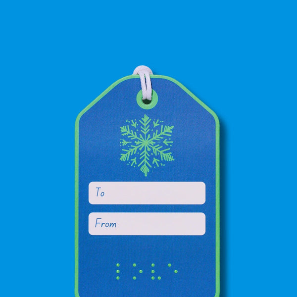 Two Blind Brothers - Gift Tag LoveTags Snowflake