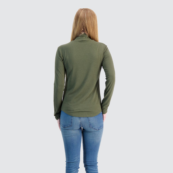 Two Blind Brothers - Womens Women's Turtleneck Forest