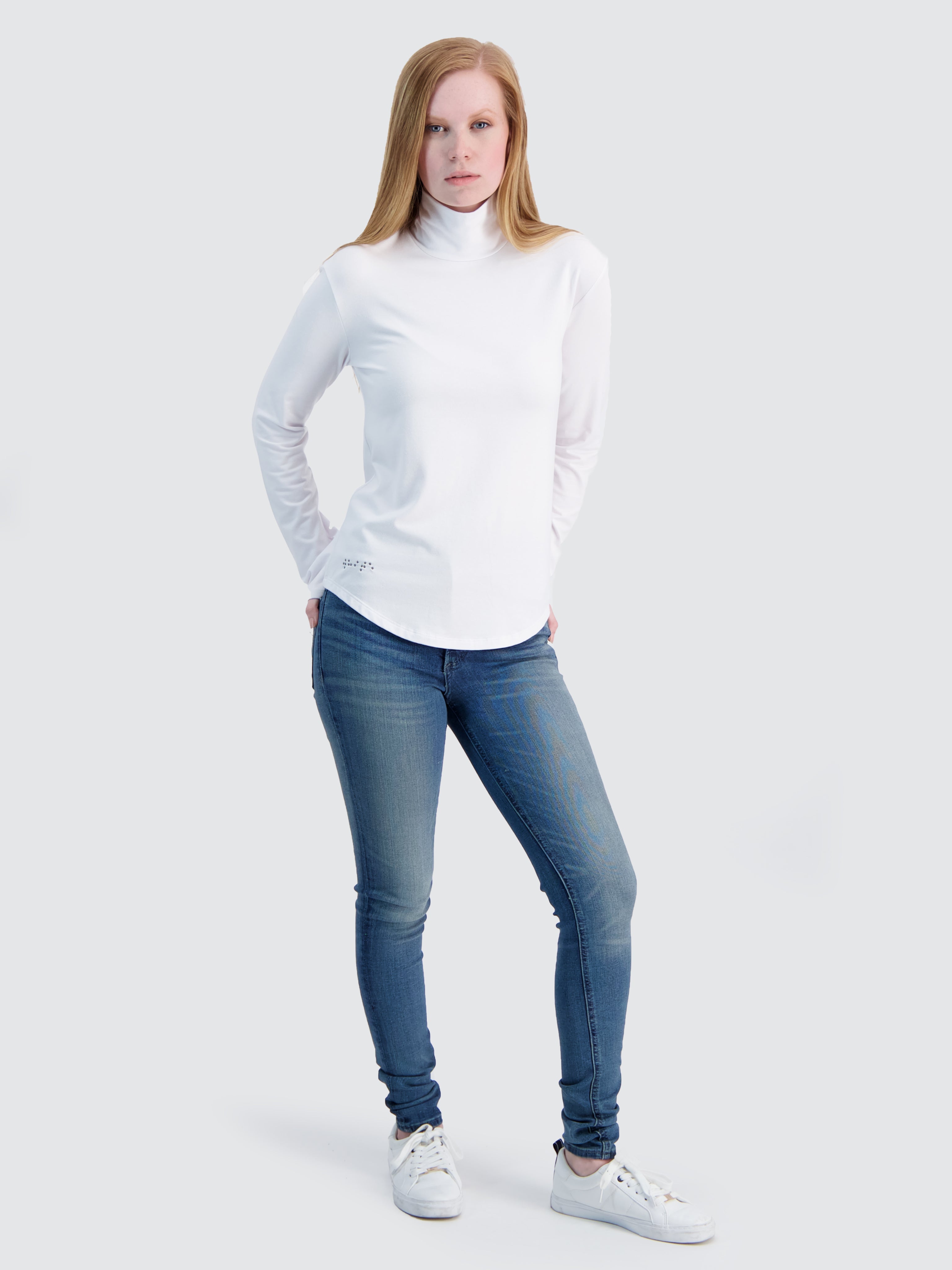 Two Blind Brothers - Womens Women's Turtleneck White