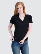 Women's Short Sleeve V-Neck Tee