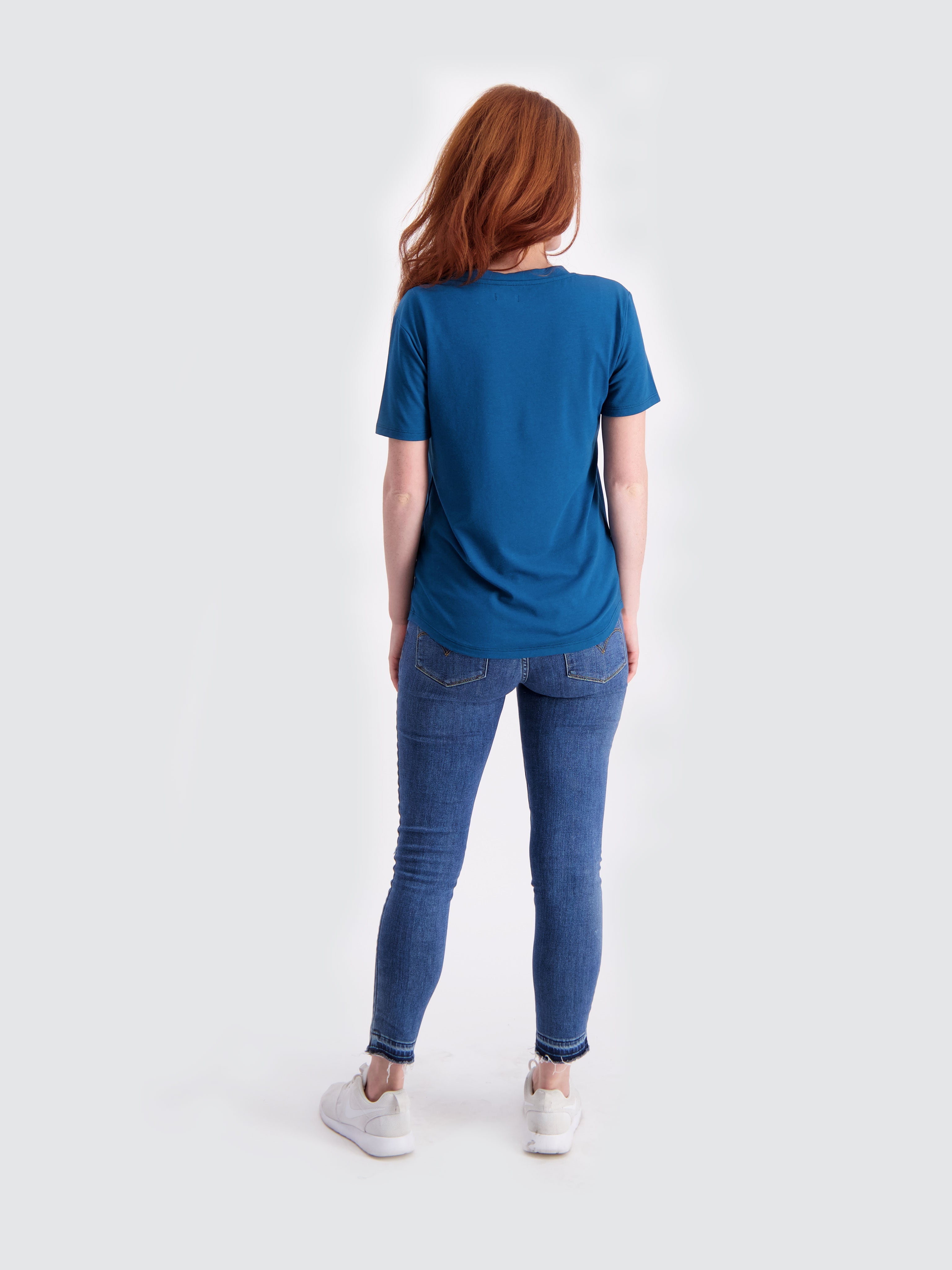 Two Blind Brothers - Womens Women's SS Henley Teal