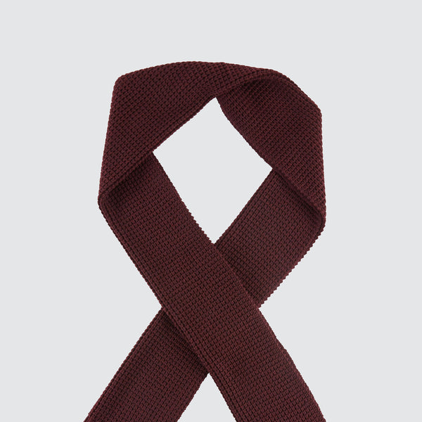 Two Blind Brothers - Gift Waffle Knit Beanie & Scarf Set Maroon