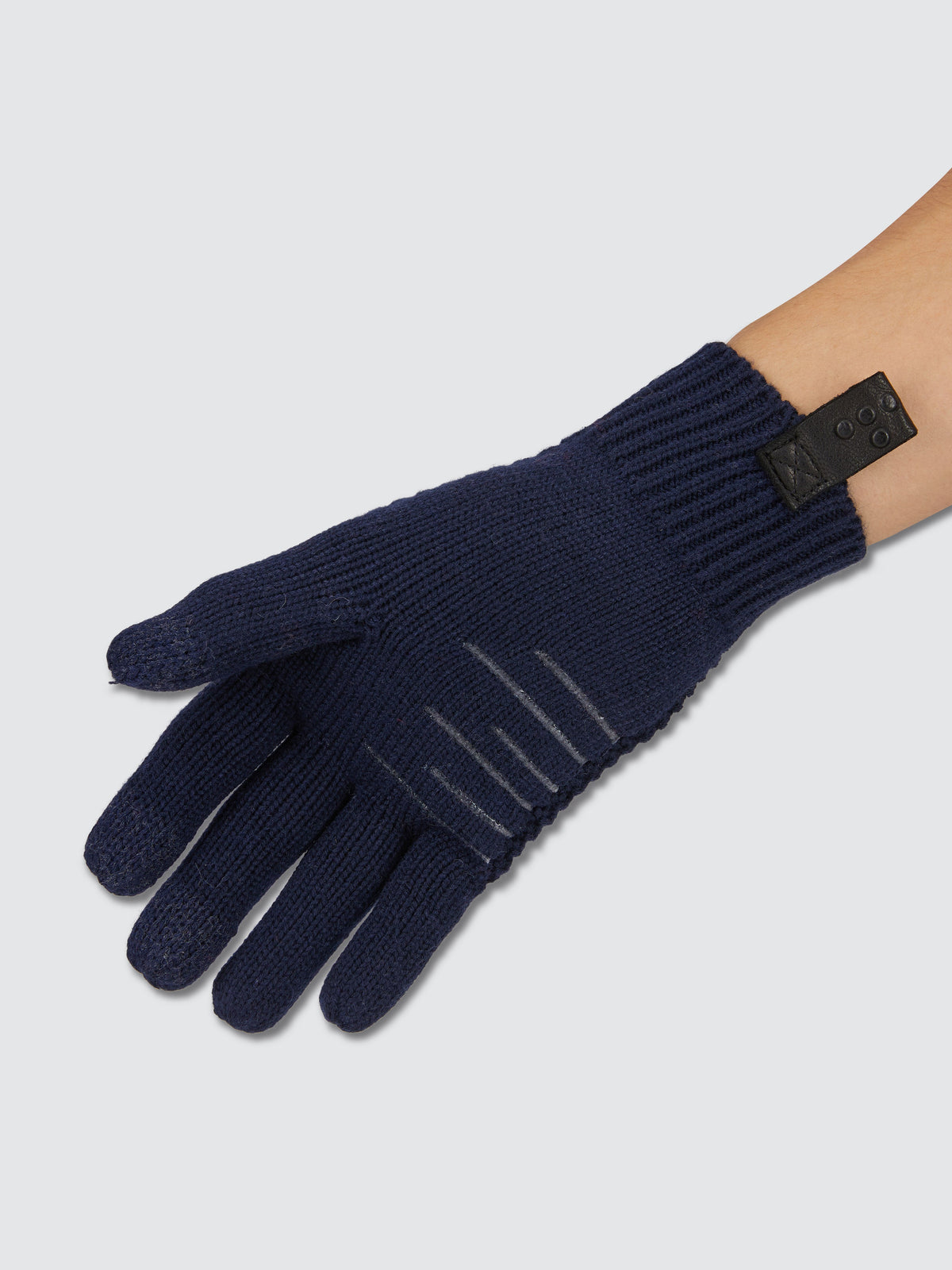 Two Blind Brothers - Gift Waffle Knit Gloves Navy