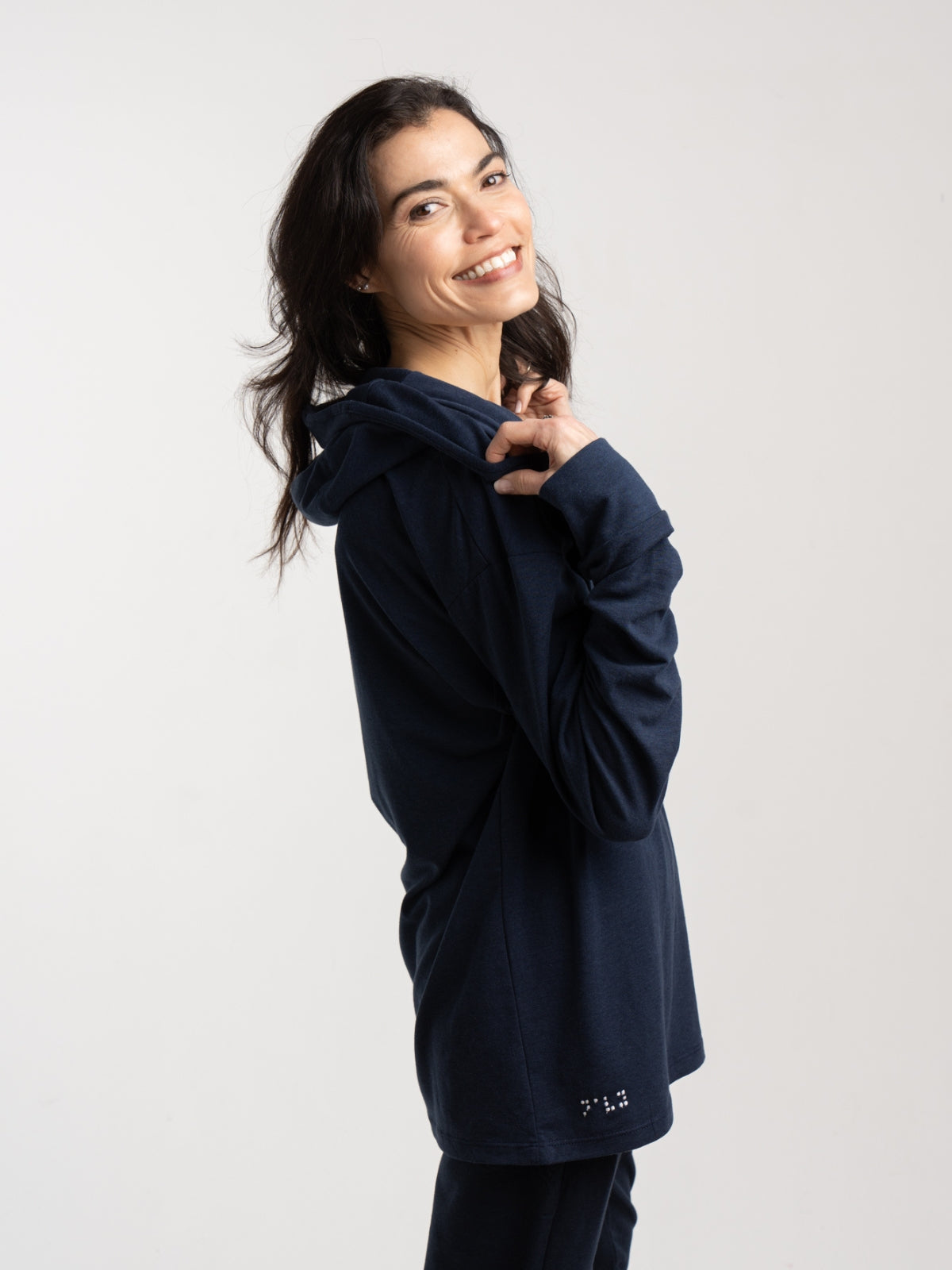 Two Blind Brothers - Womens Women's Pullover Hoodie Washed-Navy